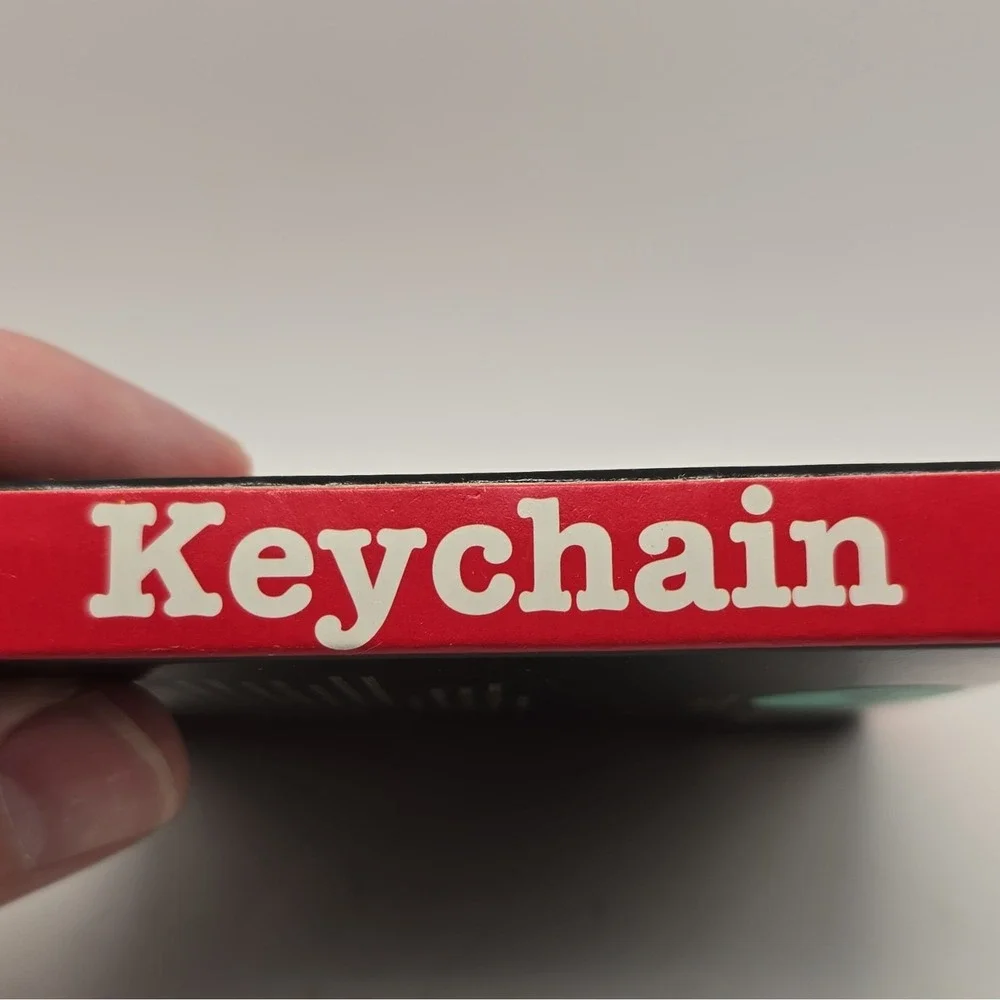 Coca-Cola Photo Insert Keychain Keyring 1999 Original Black Red Multicolor